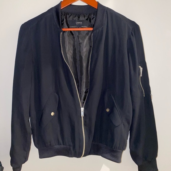 Black bomber jacket size XS - Picture 1 of 3